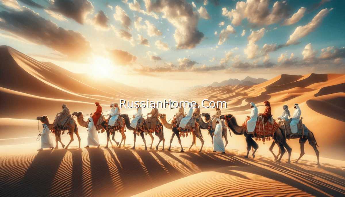 Конюхов начал уникальный переход по ОАЭ на верблюдах