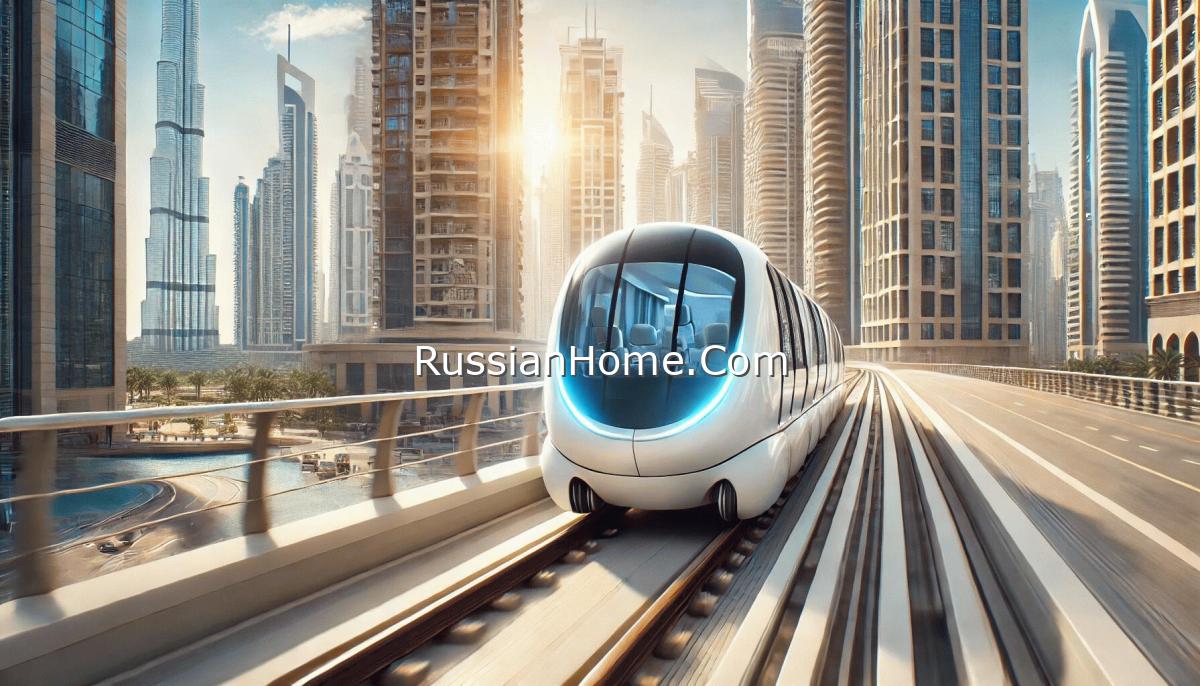 Дубай запускает скоростные капсулы Railbus – пробкам конец!