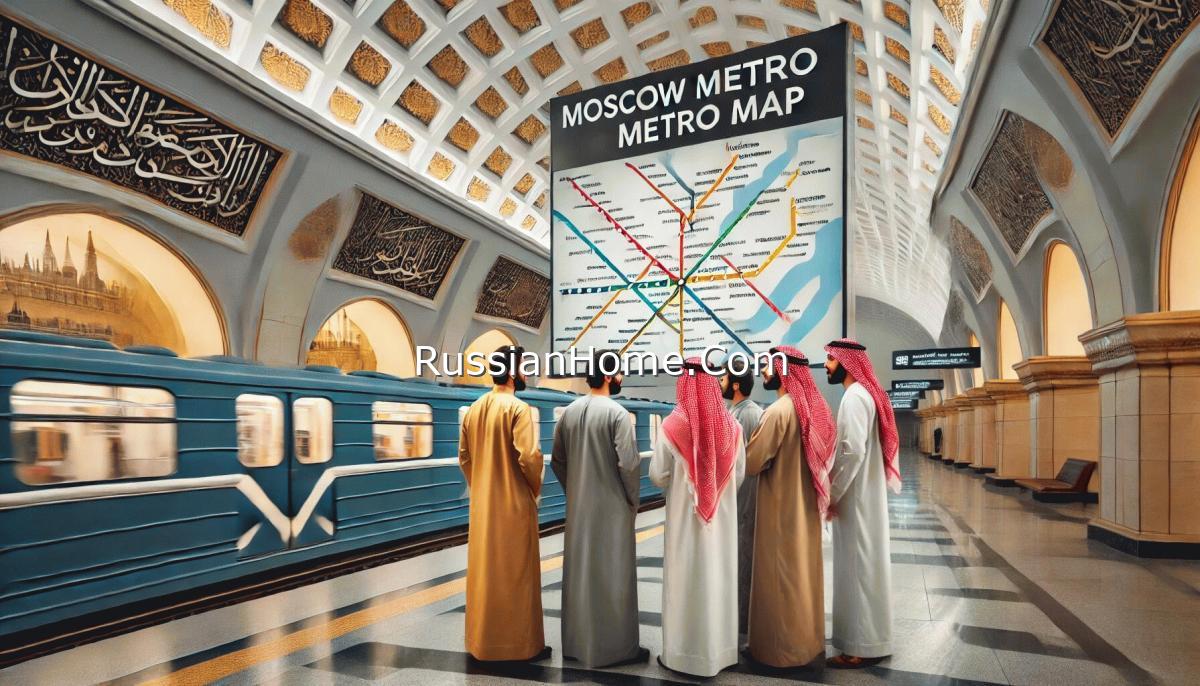 Карту метро Москвы перевели на арабский язык