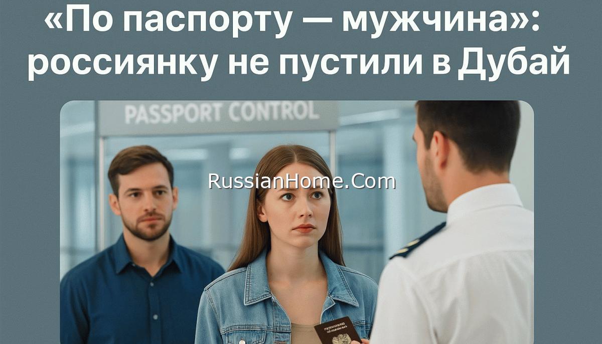Россиянку не пустили в Дубай: в паспорте она оказалась мужчиной