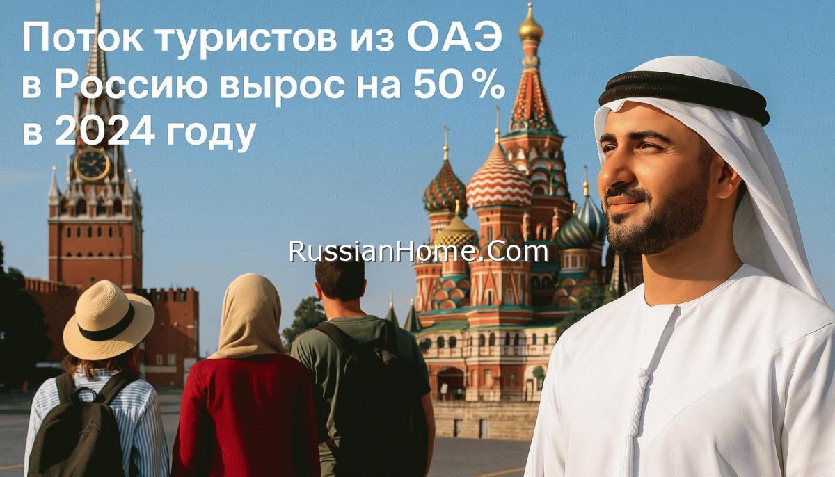 Россия фиксирует рост турпотока из ОАЭ на 50% в 2024 году: новые перспективы для бизнеса